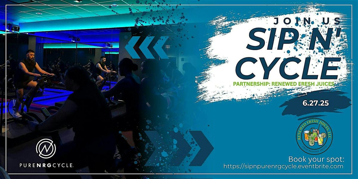 Sip N' PureNRG Cycle, 27 June | Event in Dallas | AllEvents