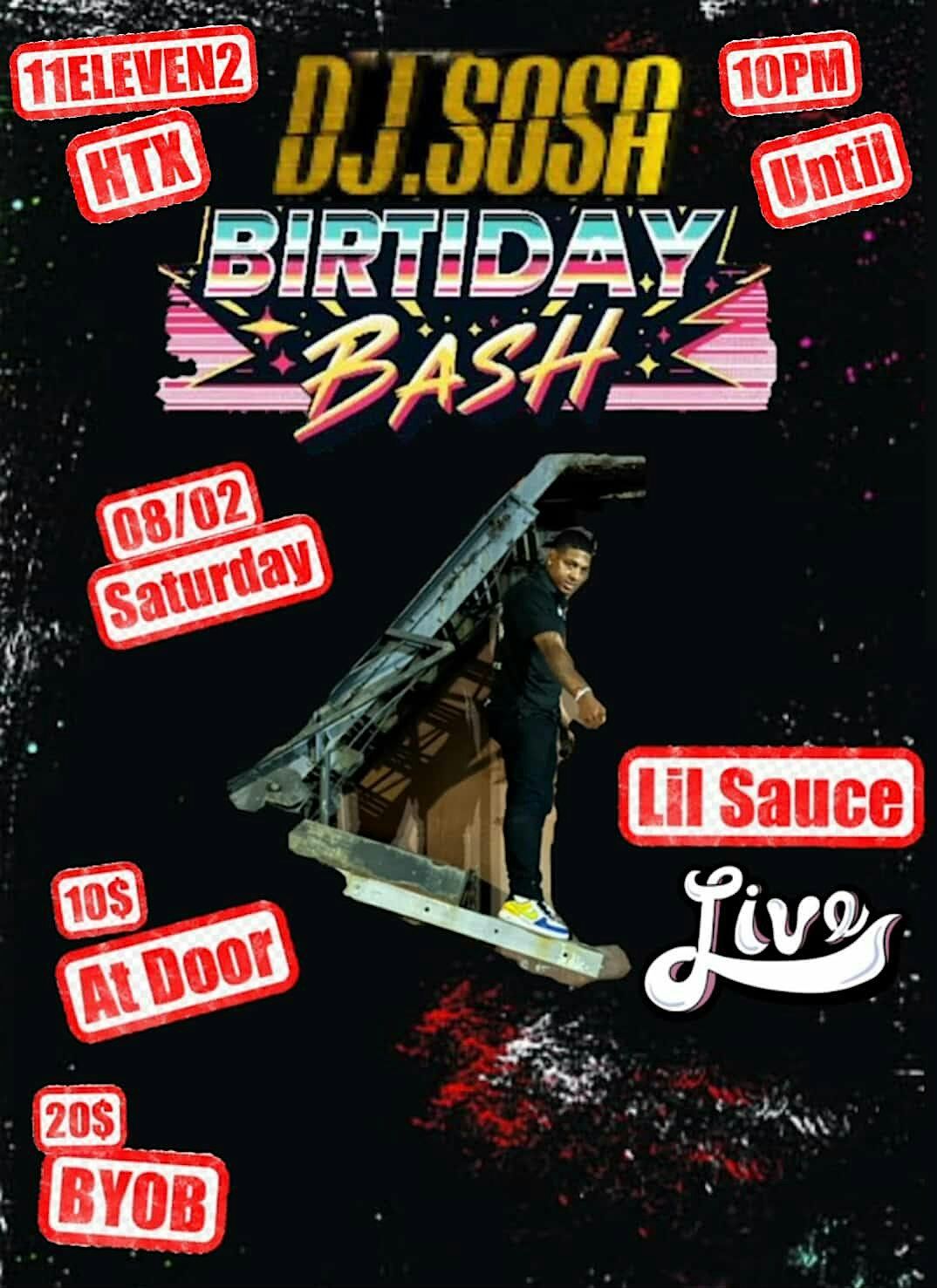 DJ Sosa's Birthday Bash, 2 August | Event in Houston | AllEvents