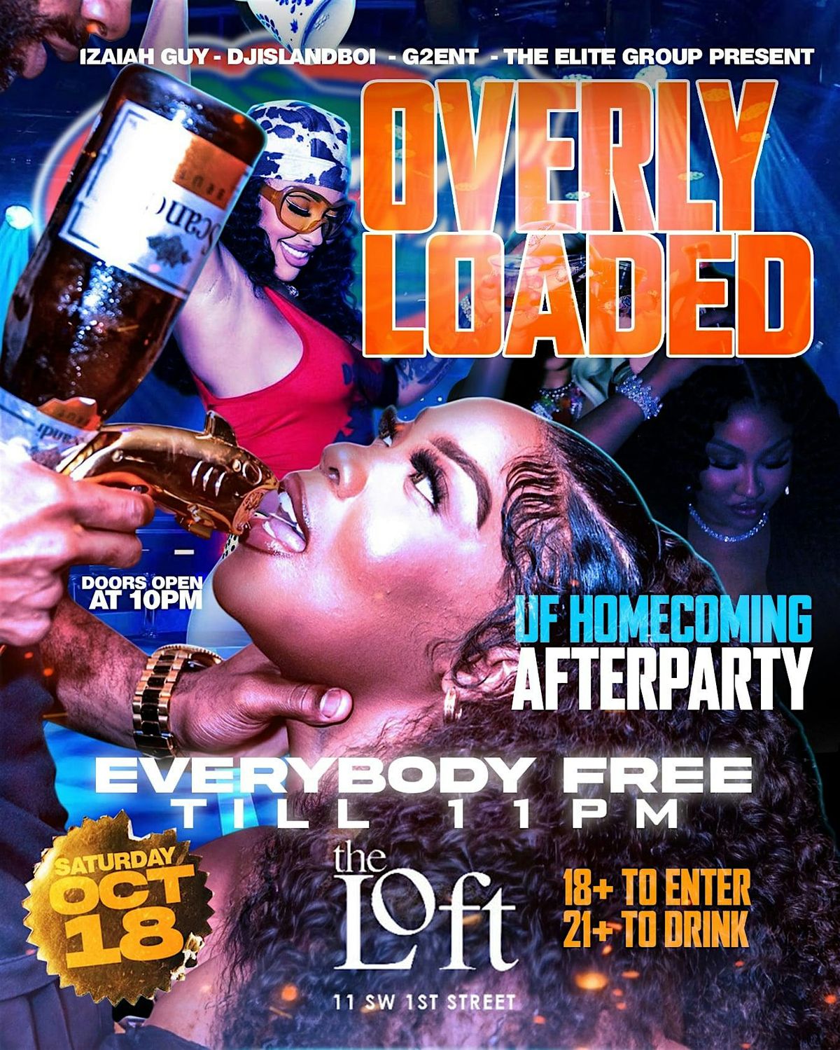 OVERLY LOADED … THE OFFICIAL UF HOMECOMING GAME AFTERPARTY, 18 October | Event in Gainesville | AllEvents