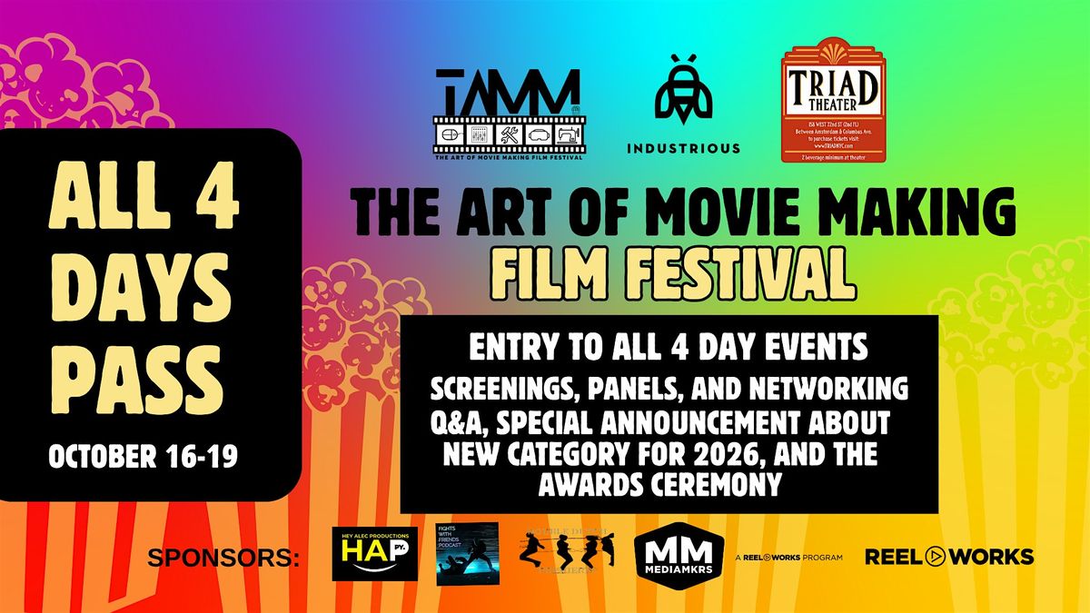 All Access Pass (4 DAYS): The Art of Movie Making Film Festival 2025, 16 October | Event in New York | AllEvents