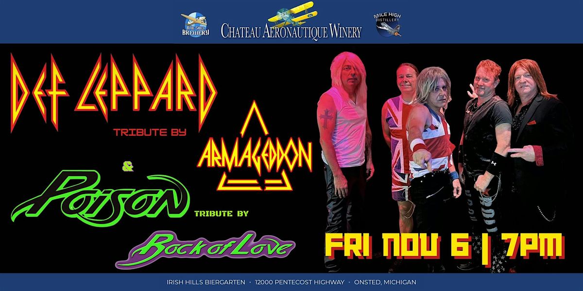Def Leppard Tribute by Armageddon, 6 November | Event in Onsted | AllEvents