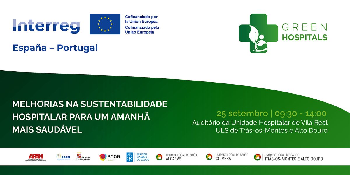 3.ª Reunião do Projeto  Green Hospitals, 25 September | Event in Vila Real | AllEvents