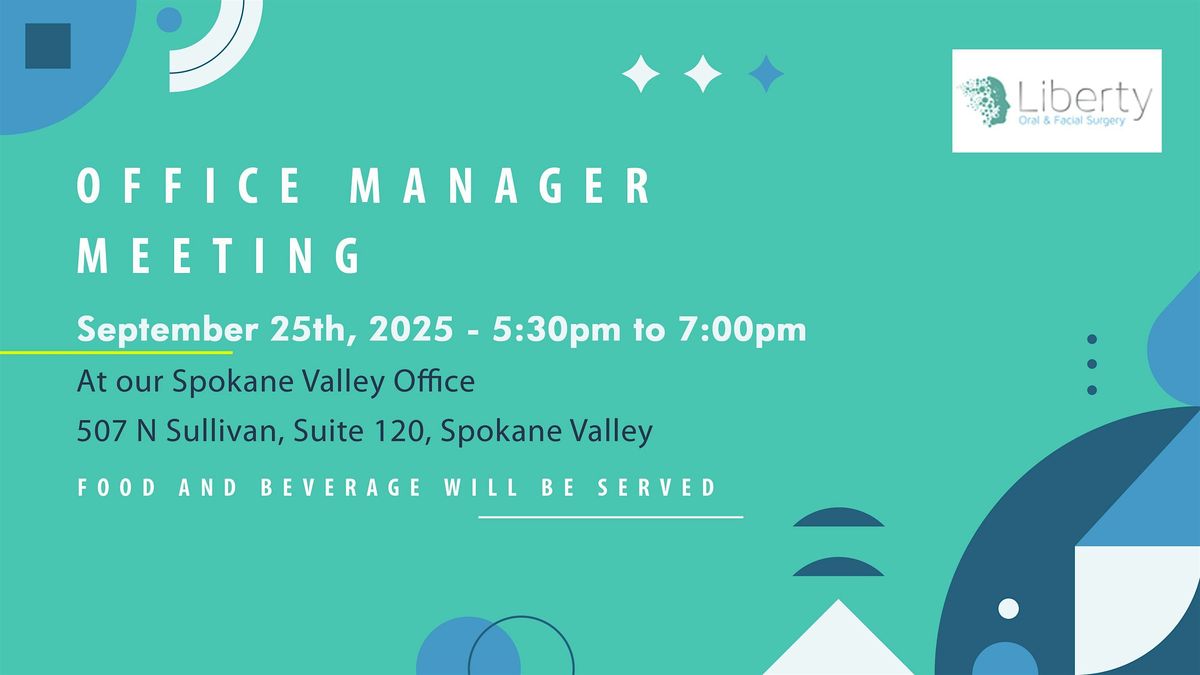 Office Manager Meeting, 25 September | Event in Spokane Valley | AllEvents