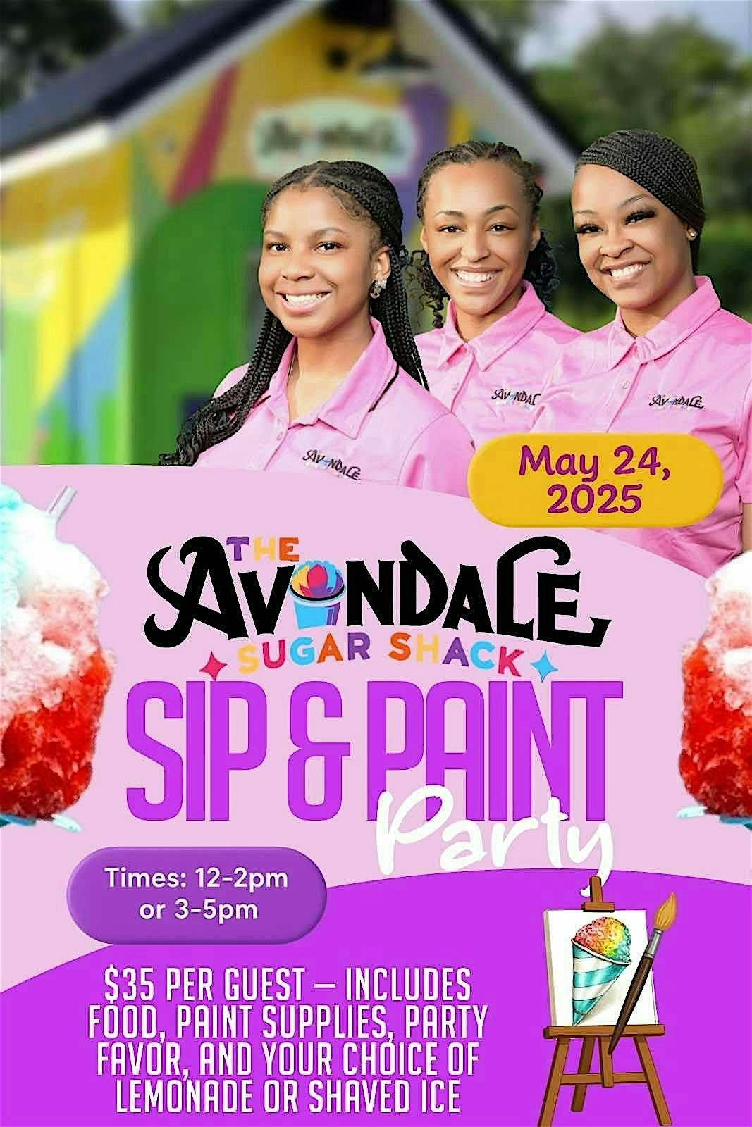 Sip & Paint at The Avondale Sugar Shack, 24 May | Event in Birmingham | AllEvents