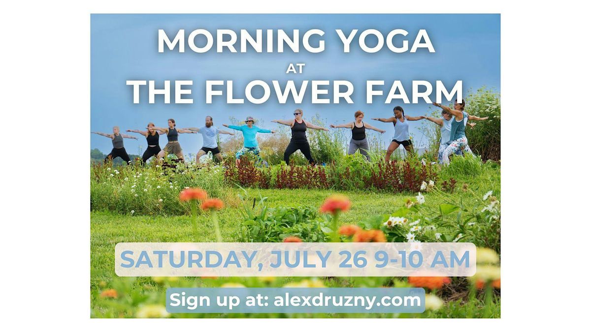 Morning Yoga at the Flower Farm, 26 July | Event in Norway | AllEvents
