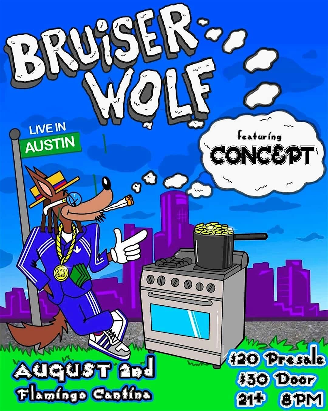 Bruiser Wolf ft. Concept, 2 August | Event in Austin | AllEvents