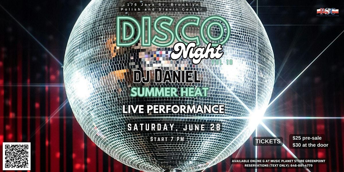 PSC Disco Night vol. 18, 28 June | Event in Brooklyn | AllEvents