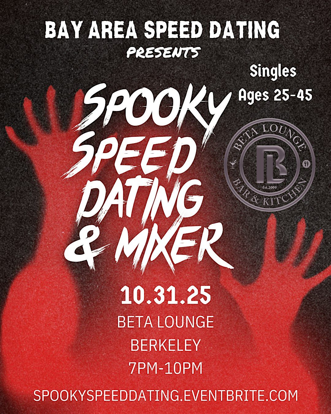 Spooky Speed Dating & Mixer | Singles Ages 25-45, 31 October | Event in Berkeley | AllEvents