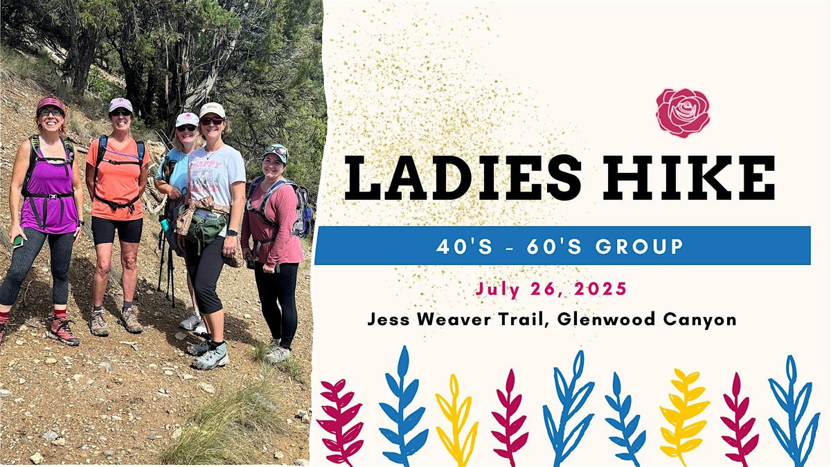 Ladies Hike - Jess Weaver Trail (40's - 60's), 26 July | Event in Glenwood Springs | AllEvents