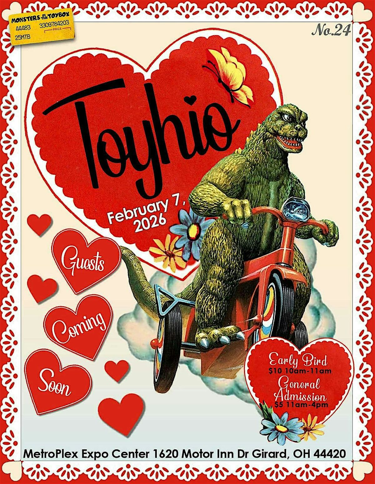 Toyhio 24: For The Love Of Toys, 7 February | Event in Girard | AllEvents