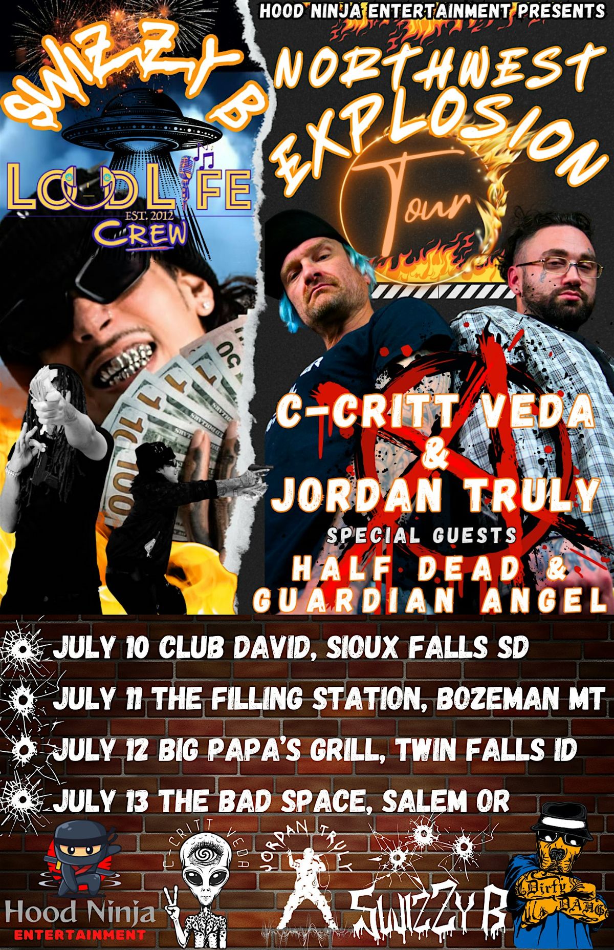 SwizZy B & Loud Life Crew, 12 July | Event in Twin Falls | AllEvents