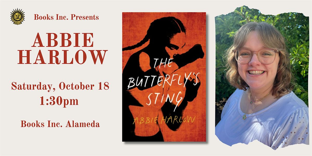 ABBIE HARLOW at Books Inc. Alameda, 18 October | Event in Alameda | AllEvents
