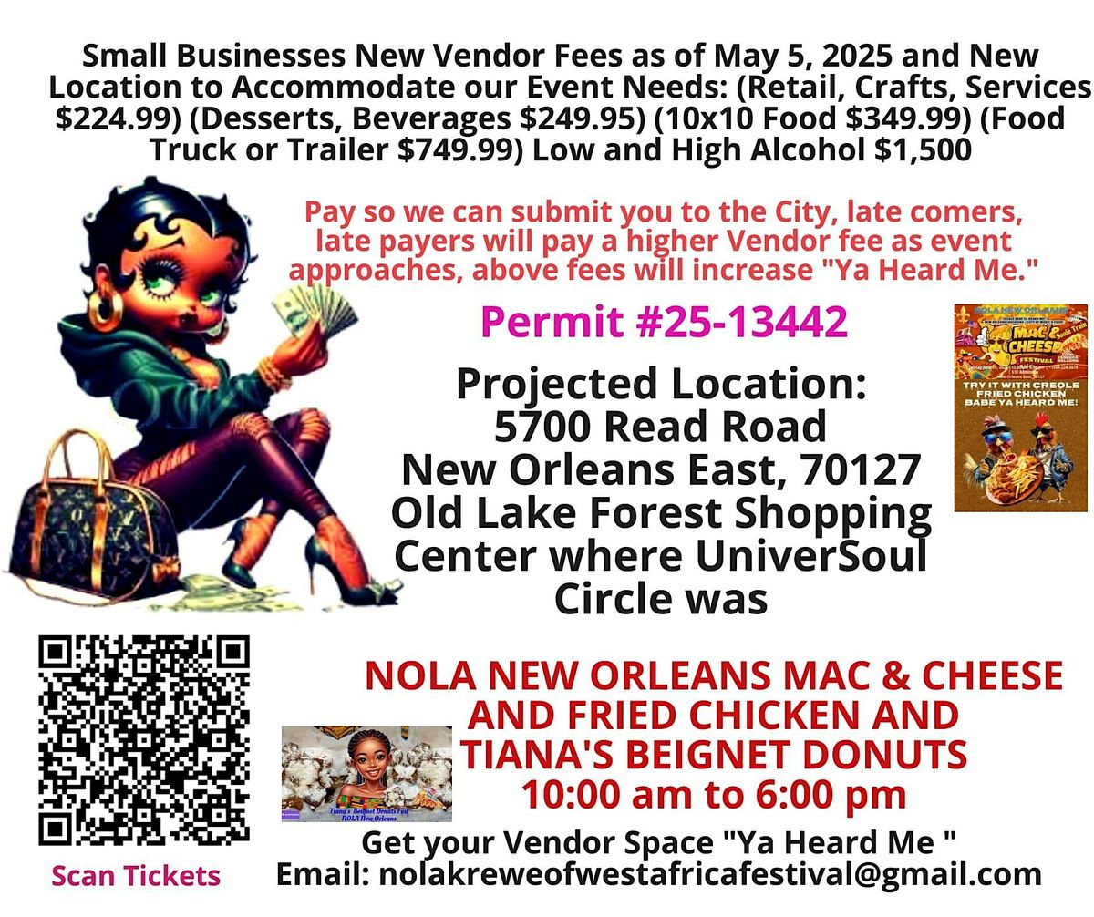 NOLA Vendors for Sunday June 29, 2025 Y'all Better Come Get Some of This!", 29 June | Event in New Orleans