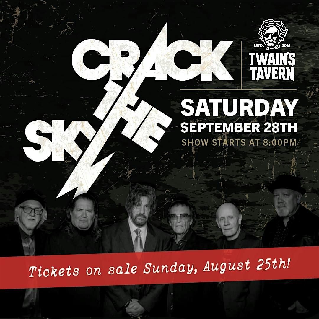 Crack The Sky 50th Anniversary at Twain's, 2 August | Event in Pasadena | AllEvents