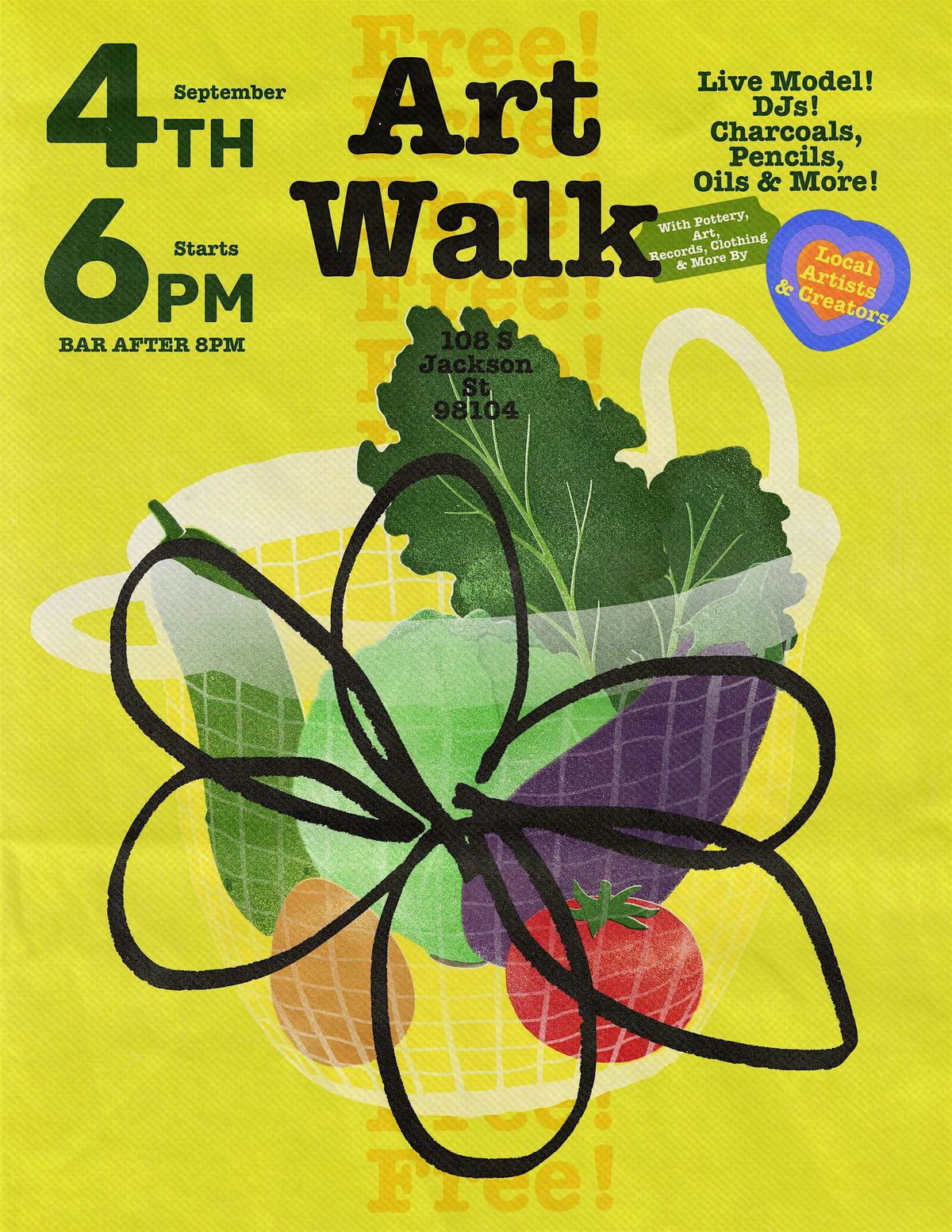 ART WALK! OPEN FIGURE CLASS & MARKET!, 5 February | Event in Seattle | AllEvents