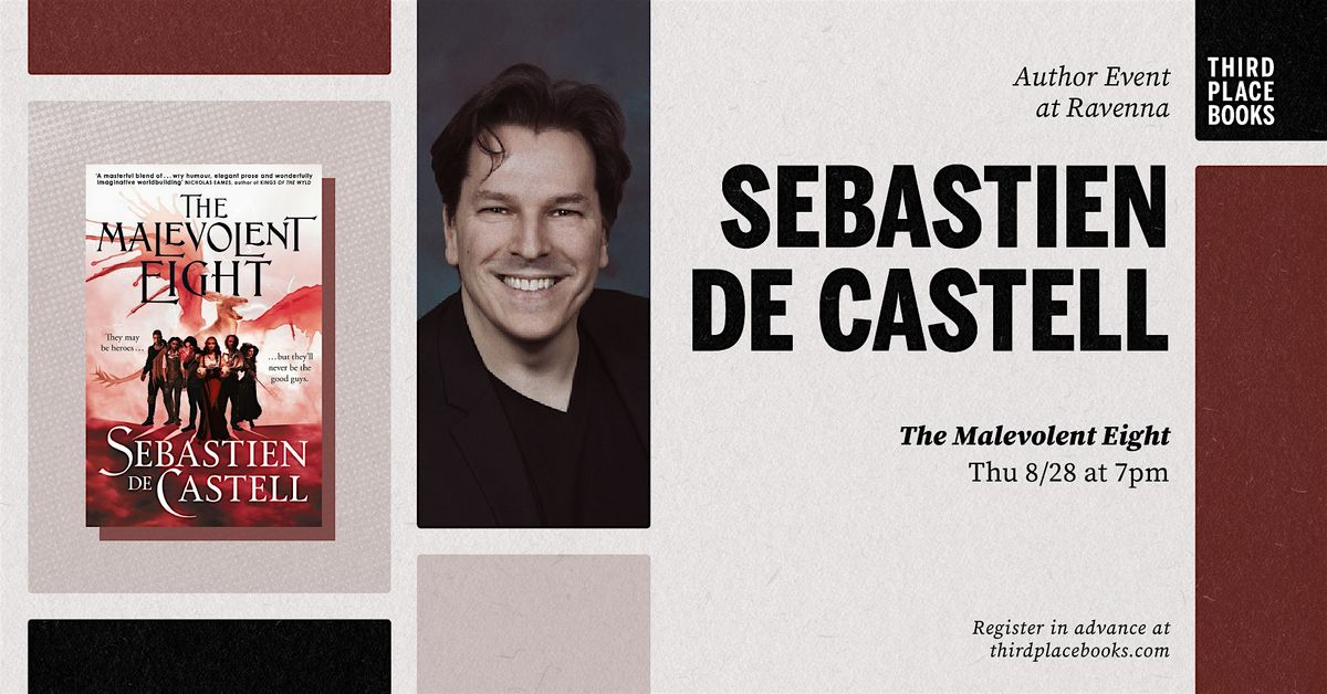 Sebastien de Castell presents 'The Malevolent Eight', 28 August | Event in Seattle | AllEvents