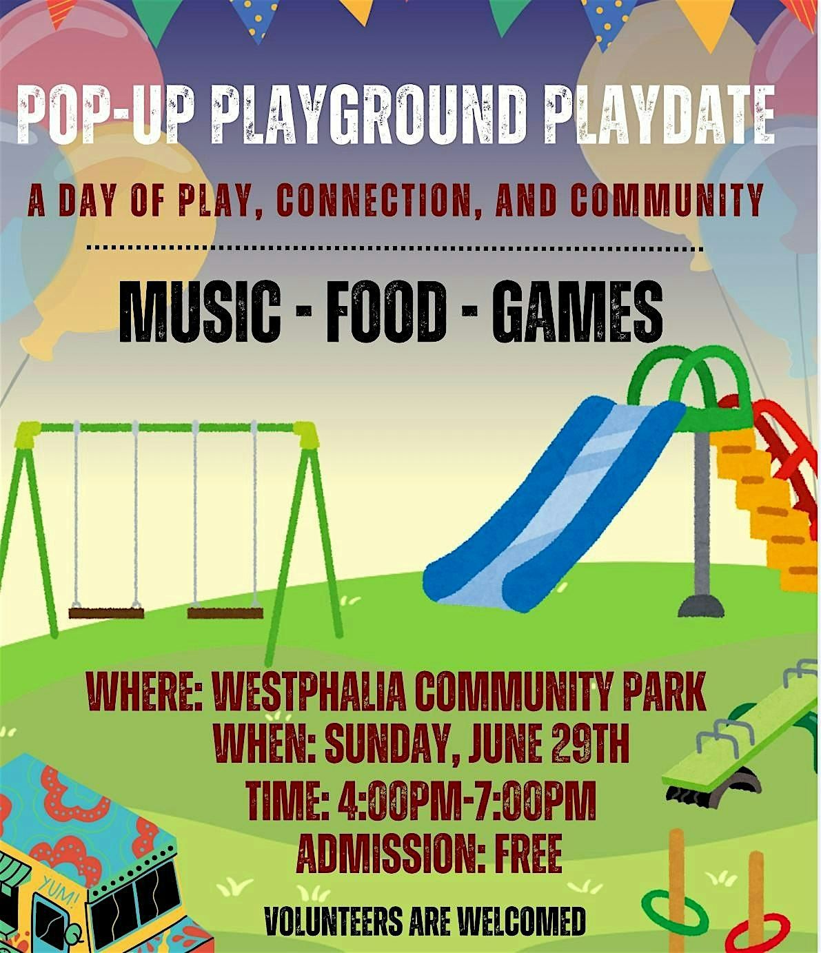 Pop-Up Playground Playdate, 29 June | Event in Upper Marlboro | AllEvents