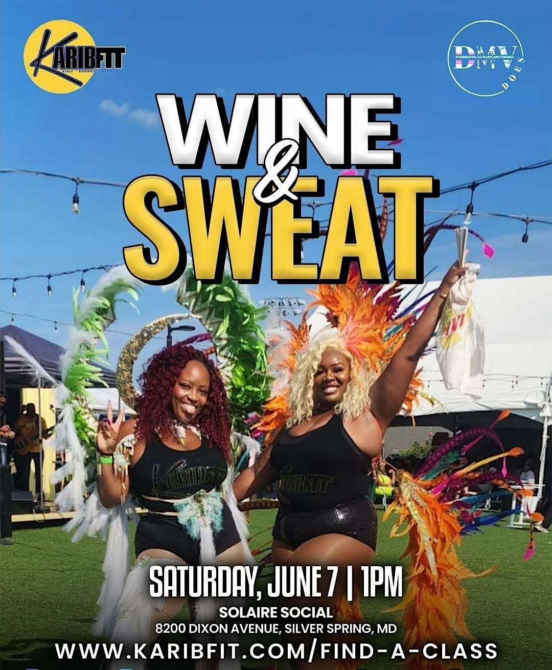 Wine & Sweat Caribbean Happy Hour, 25 June | Event in Silver Spring | AllEvents