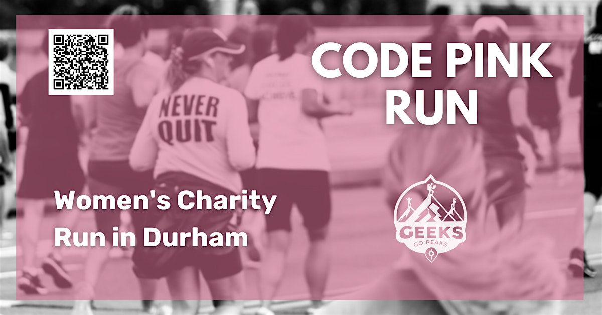 CODE PINK RUN · Women's Charity Run, 21 September | Event in Durham | AllEvents