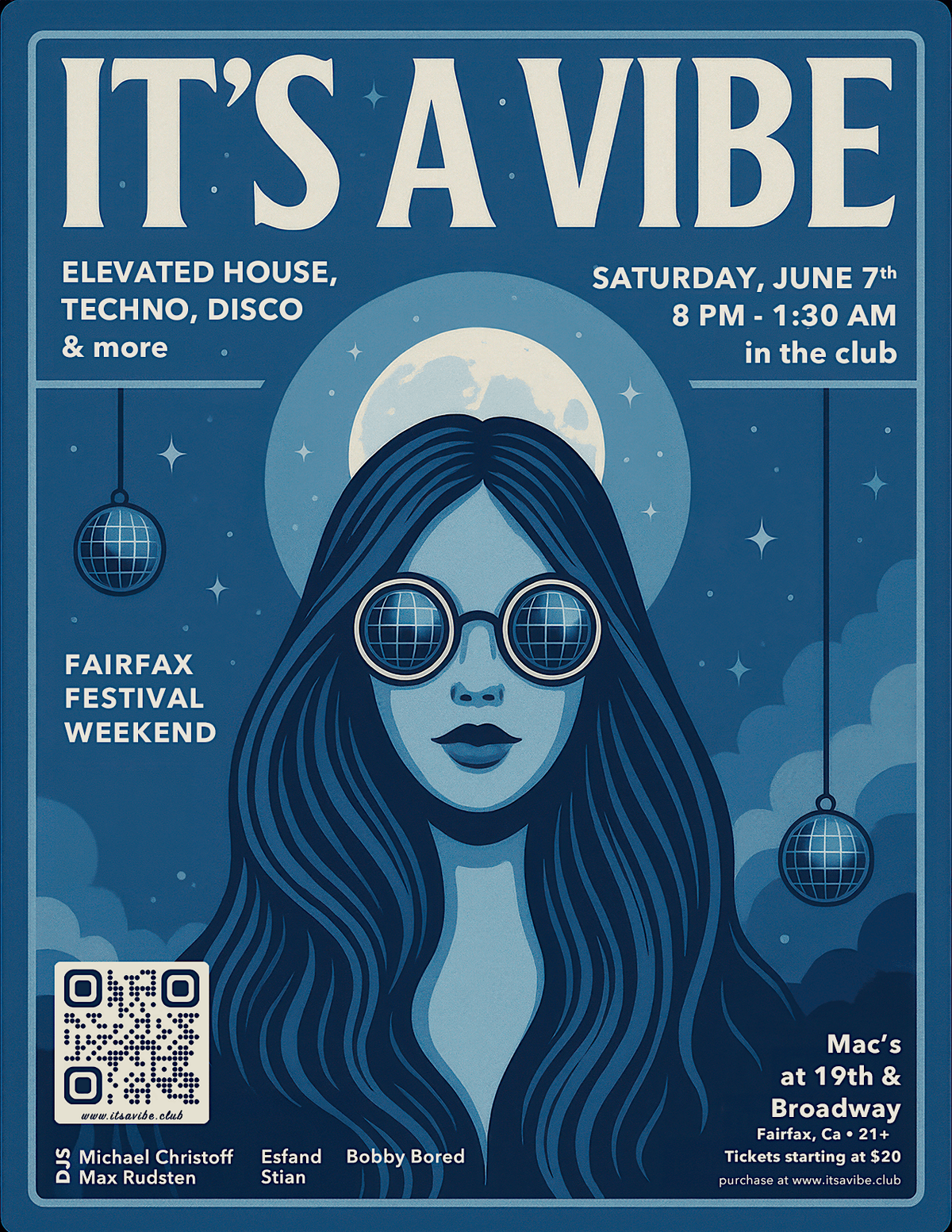 It’s A Vibe: Elevated House, Techno & Disco Night, 7 June | Event in Fairfax | AllEvents