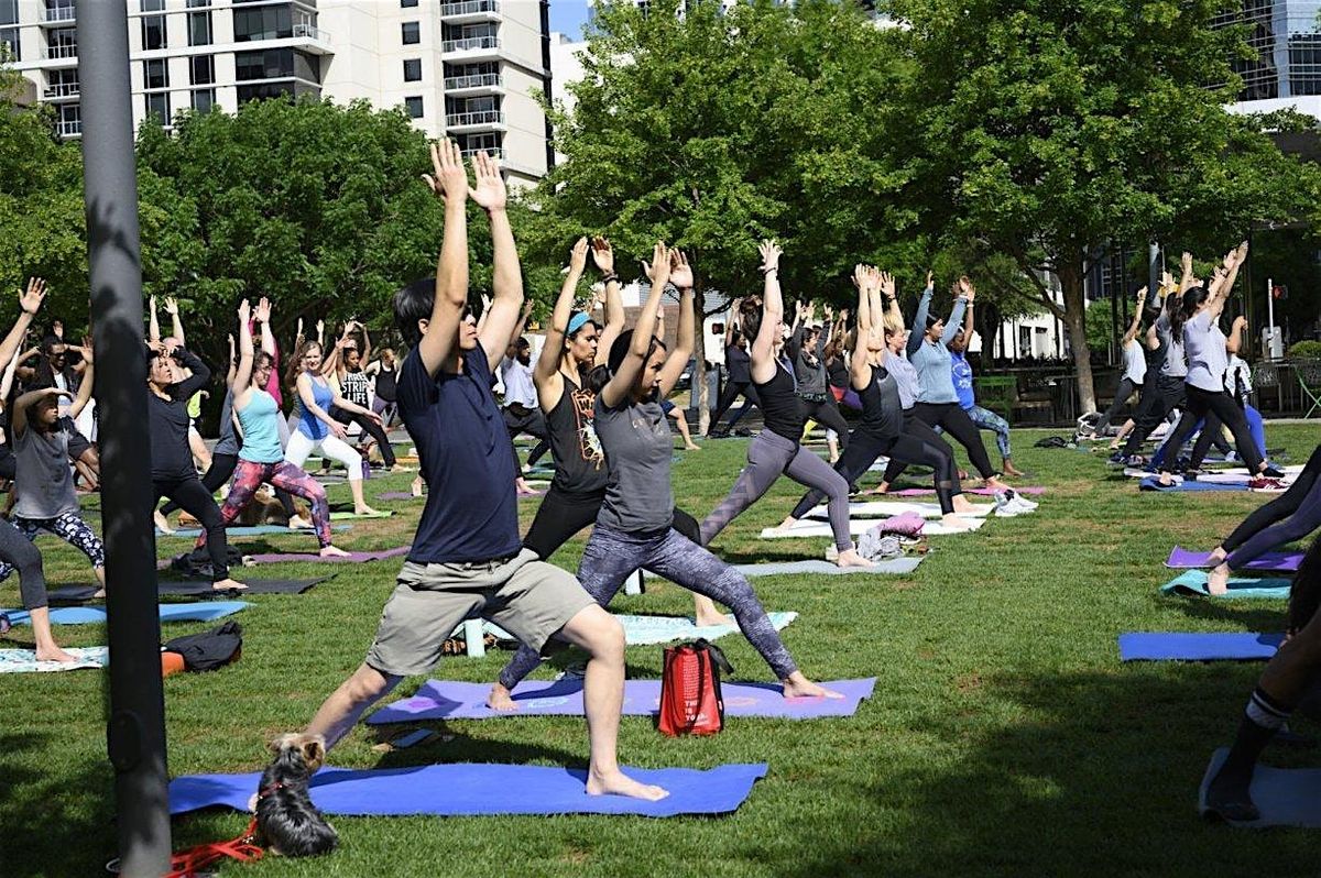 Yoga with Stefanie powered by Yena at Klyde Warren Park, 1 November | Event in Dallas | AllEvents
