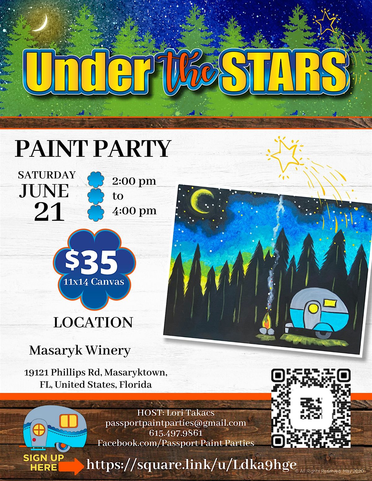 Under the Stars Paint and Sip at Masaryk Winery. | Event in Masaryktown | AllEvents