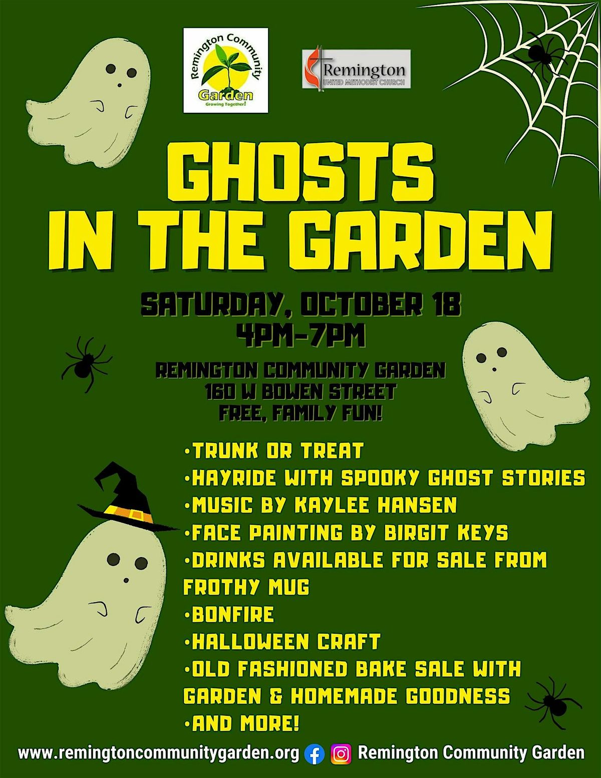 Ghosts in the Garden 2025, 18 October | Event in Remington | AllEvents