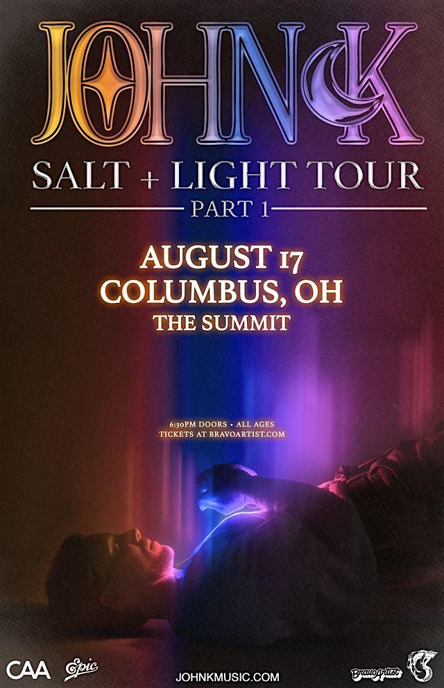 John K @ The Summit Music Hall - 8/17/25, 17 August | Event in Columbus | AllEvents