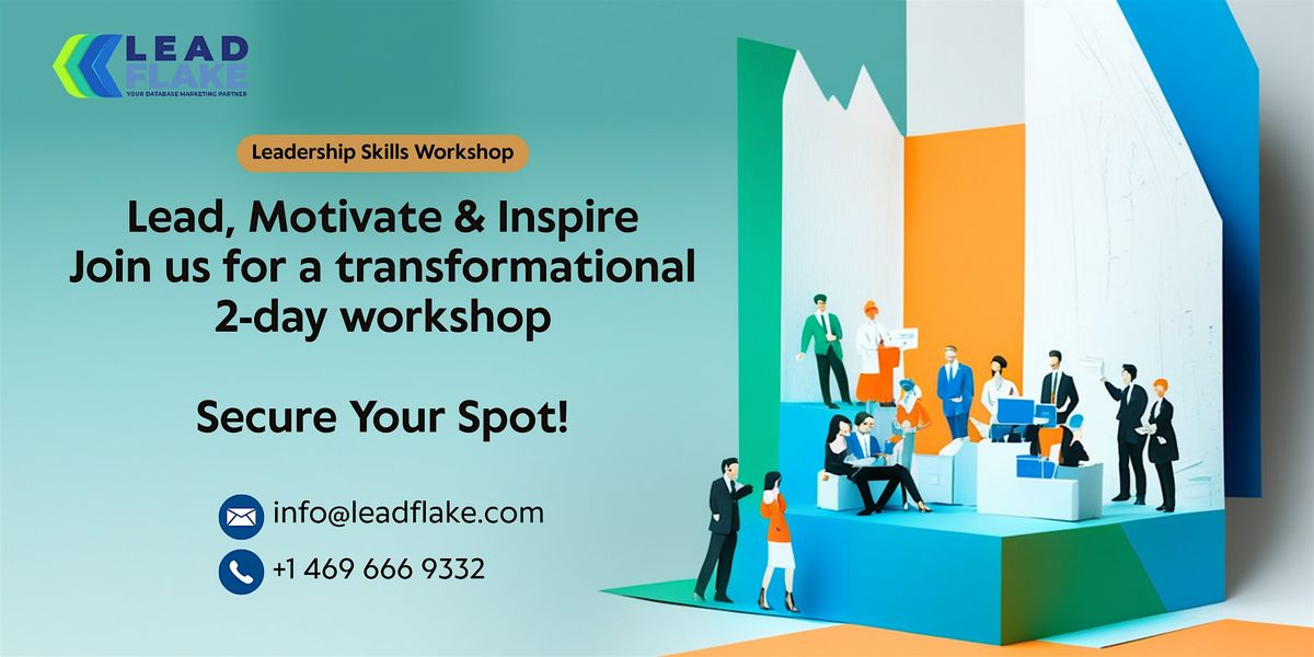 Leadership Skills – Lead, Motivate & Inspire 2 Days Workshop in Stuttgart, 11 September | Event in Stuttgart