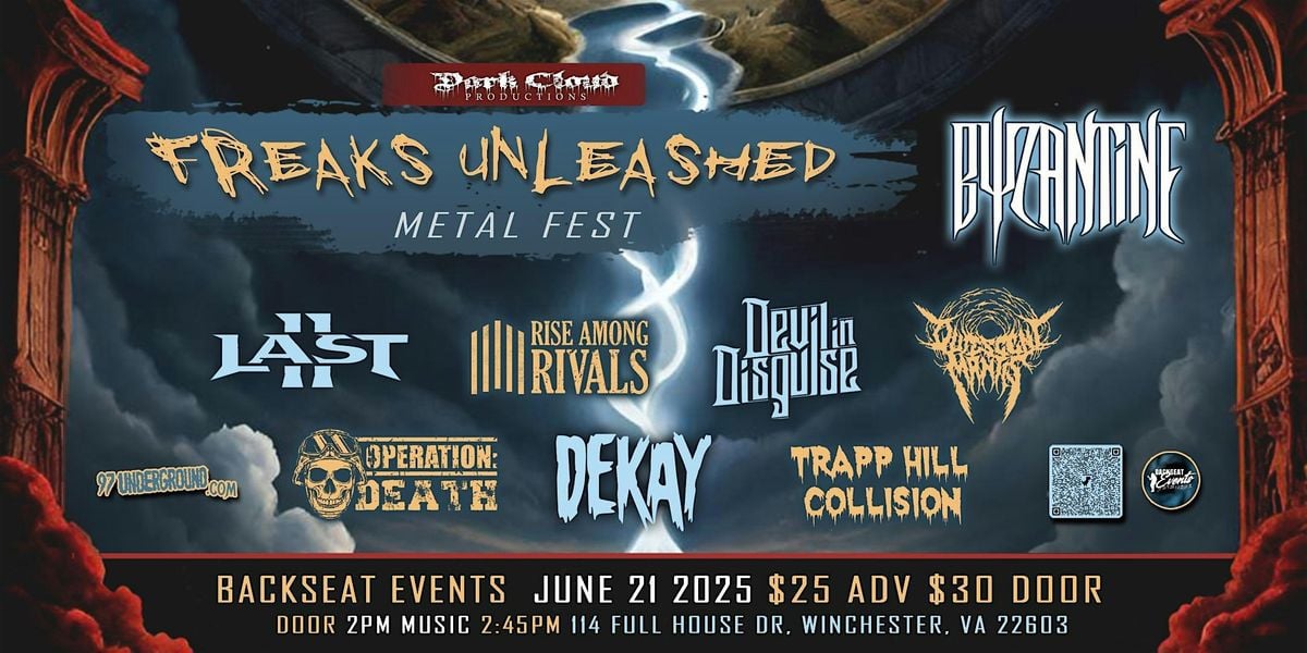 FREAKS UNLEASHED METAL FEST | Event in Winchester | AllEvents