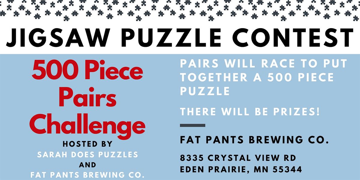 CHALLENGE Pairs Jigsaw Puzzle Contest at Fat Pants Brewing Co - July 2025, 23 July | Event in Eden Prairie