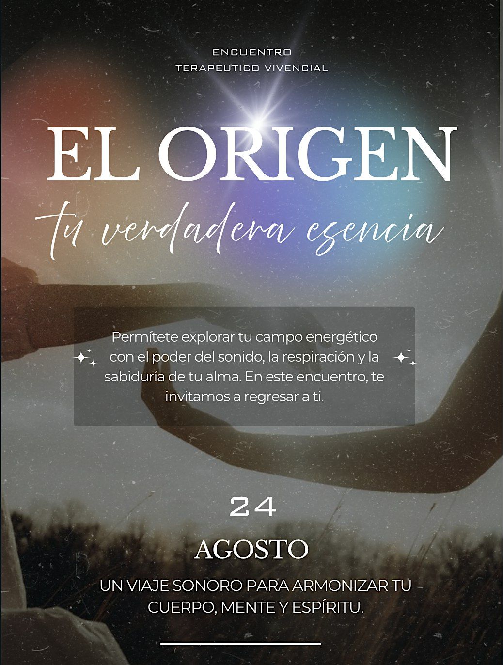 El Origen - Tu verdadera esencia, 24 August | Event in Sunshine | AllEvents