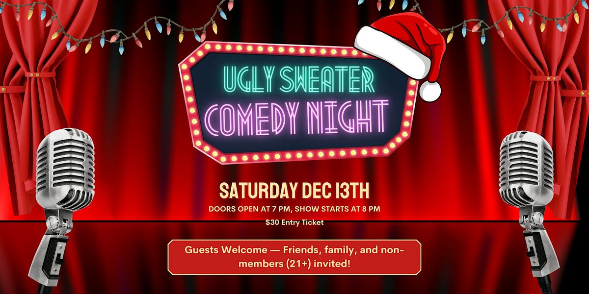Holiday Comedy Night & Ugly Sweater Party at Bermuda Club, 13 December | Event in Carlsbad | AllEvents