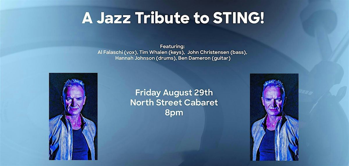 A Jazz Tribute to STING!, 29 August | Event in Madison | AllEvents
