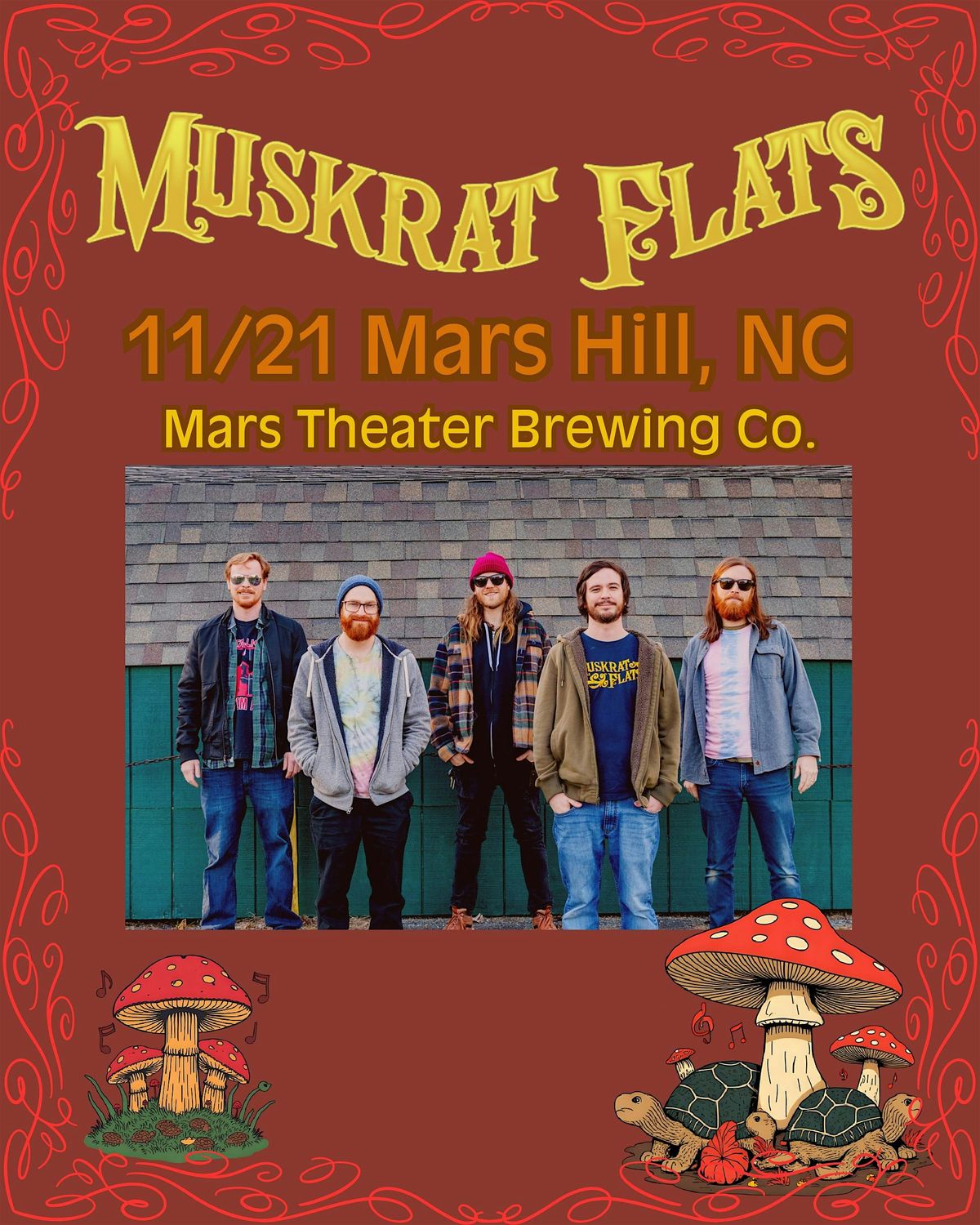 Muskrat Flats, 21 November | Event in Mars Hill | AllEvents