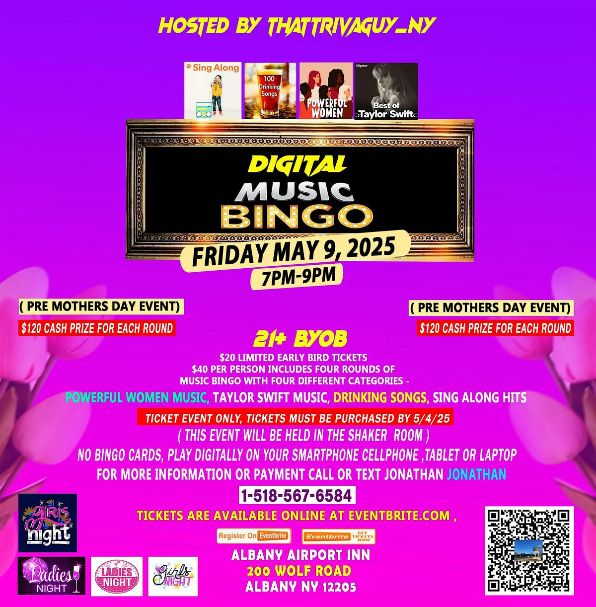 DIGITAL MUSIC BINGO, 9 May | Event in Albany | AllEvents