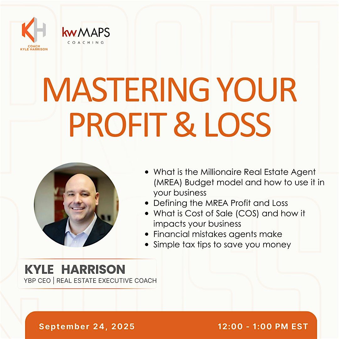 Mastering Your Profit & Loss w/MAPS Coach Kyle Harrison (WATCH PARTY ...