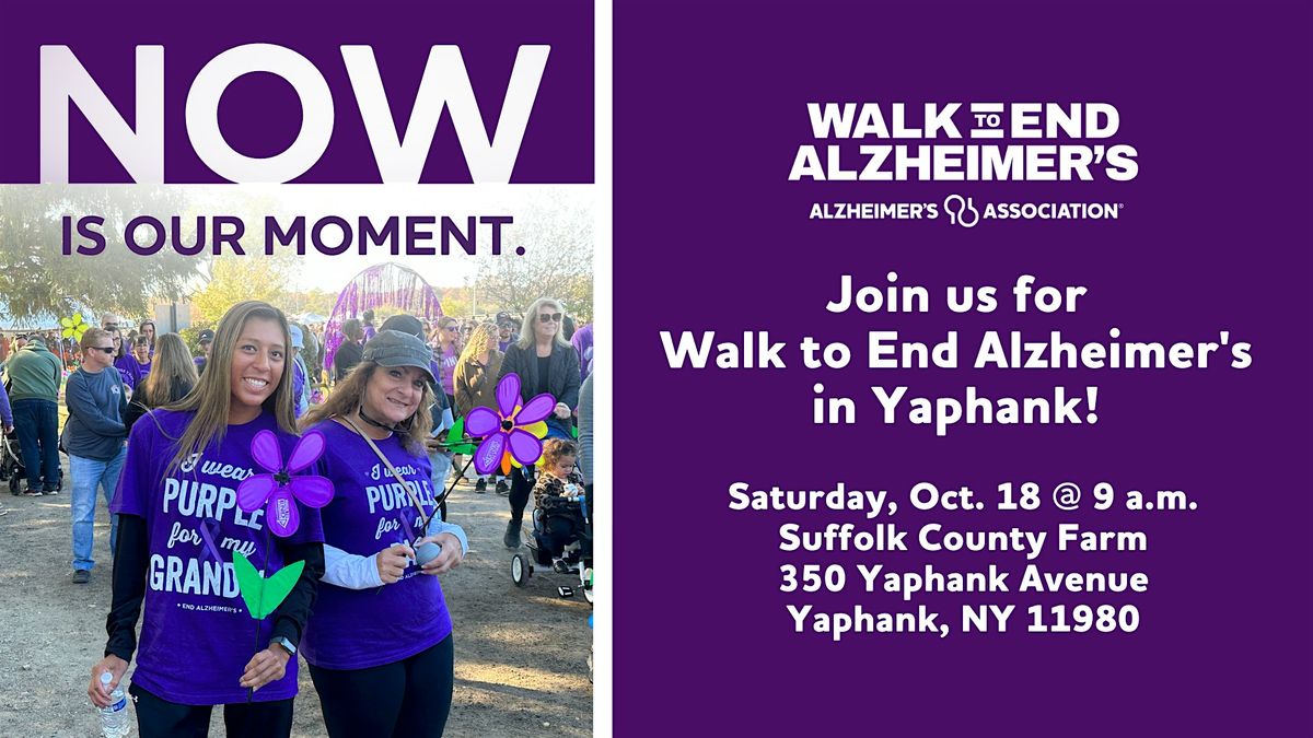 Walk to End Alzheimer's - Yaphank, 18 October | Event in Yaphank | AllEvents