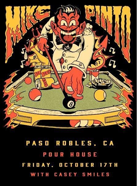 MIKE PINTO with Special Guest Casey Smiles Live in Paso Robles!, 17 October | Event in Paso Robles | AllEvents