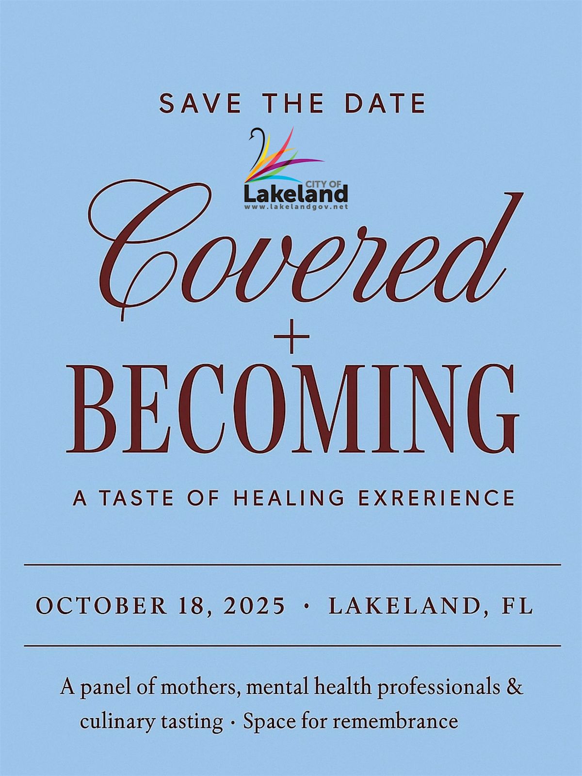 Covered & Becoming: A Taste of Healing Experience, 18 October | Event in Lakeland | AllEvents