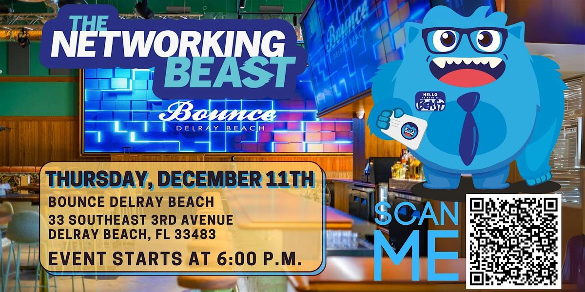 Networking Event & Business Card Exchange by The Networking Beast (DELRAY), 11 December | Event in Delray Beach