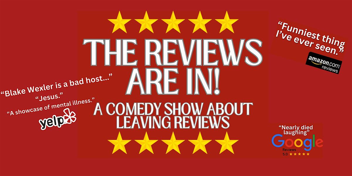 Blake Wexler Presents: The Reviews Are In, 23 August | Event in Philadelphia | AllEvents