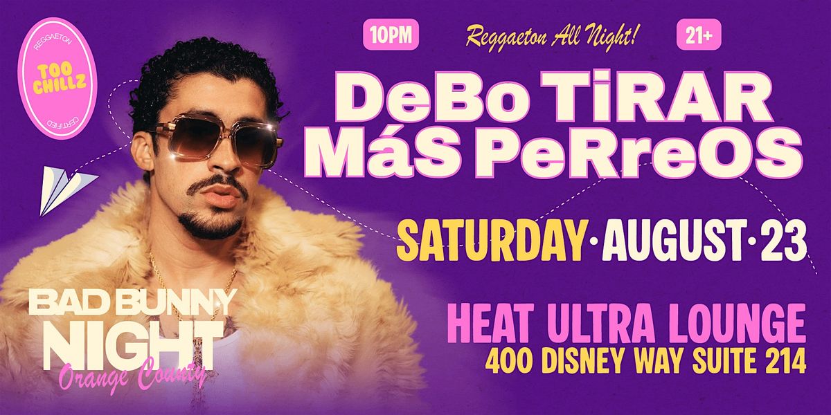 REGGAETON & HIP-HOP PARTY @ HEAT ULTRA LOUNGE OC, 23 August | Event in Anaheim | AllEvents