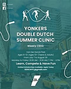Double Dutch Summer Clinic  W8/AM, 25 August | Event in Mount Vernon | AllEvents