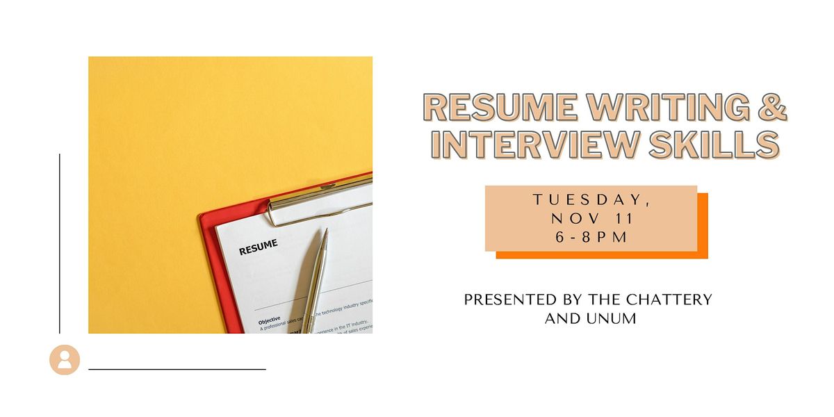 Resume Writing & Interview Skills, 11 November | Event in Chattanooga | AllEvents
