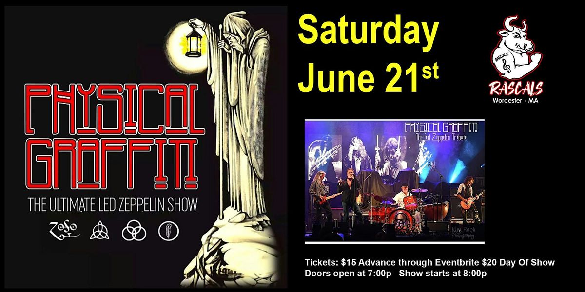 Physical Graffiti - The Led Zeppelin Tribute, 21 June | Event in Worcester | AllEvents