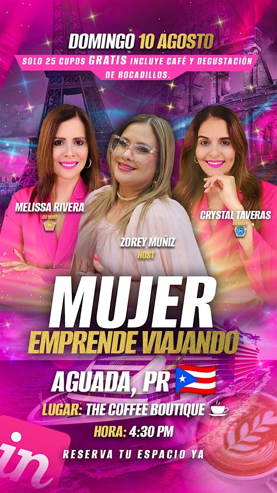 MUJER Emprende Viajando, 10 August | Event in Aguada | AllEvents