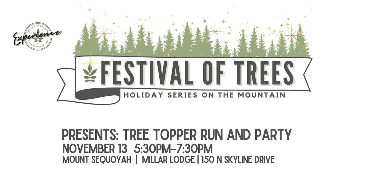 Tree Topper Run and Cocktail Party, 13 November | Event in Fayetteville | AllEvents