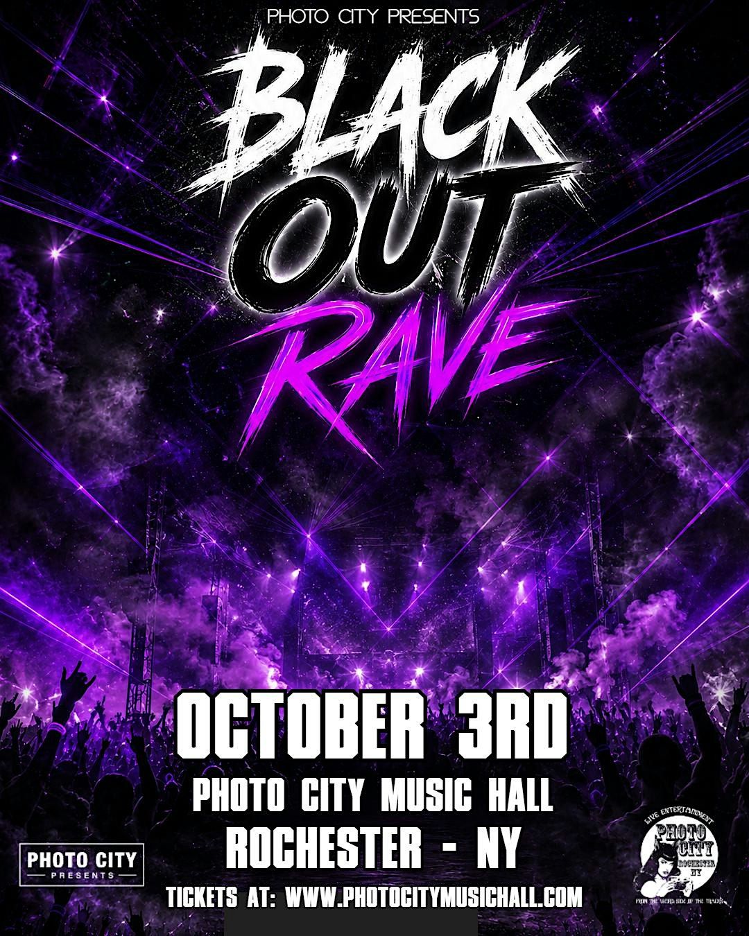 Black Out Rave - Rochester, NY, Photo City Music Hall, Rochester ...