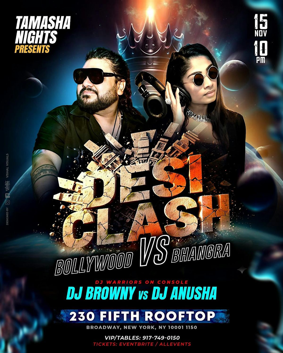 NYC BOLLYWOOD VS BHANGRA PARTY @230 FIFTH ROOFTOP